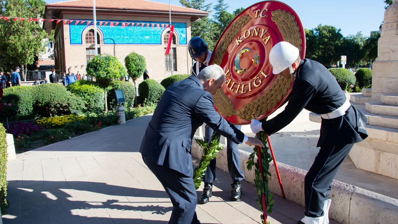 Konya’da Gaziler Günü nedeniyle tören gerçekleştirildi